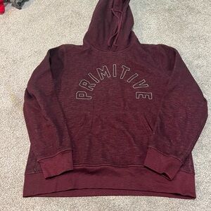 Primitive Men's Maroon Hoodie Sweater